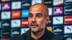 ep el entrenador del manchester city pep guardiola en rueda de prensa