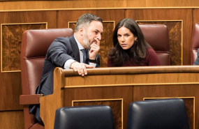 ep el lider de vox santiago abascal y la portavoz de vox en el congreso pepa millan 20231222180602