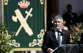 ep el ministro del interior en funciones fernando grande-marlaska durante su intervencion en los