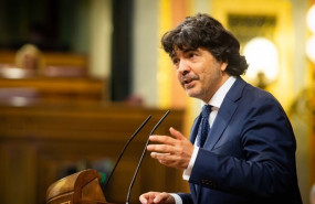 ep el portavoz de hacienda del pp mario garces durante su interpelacion a la ministra maria jesus