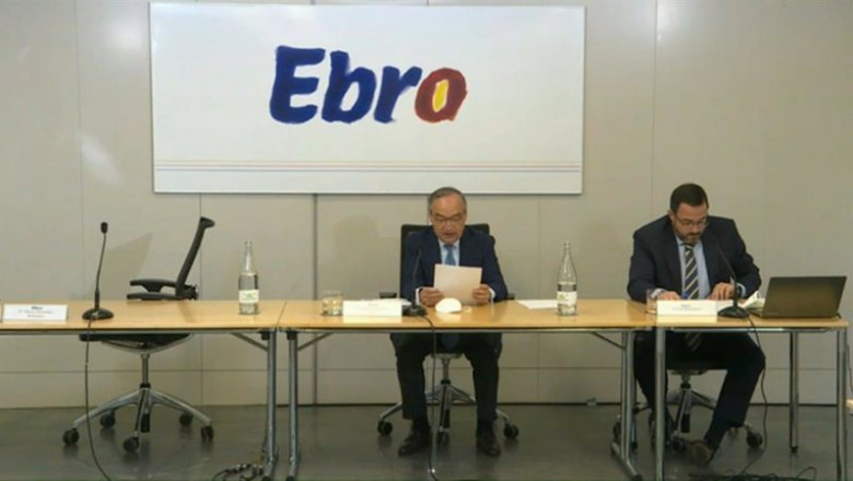 ep el presidente de ebro foods antonio hernandez callejas en la junta telematica de accionistas ep el presidente de ebro foods antonio hernandez callejas en la junta telematica de accionistas