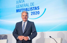ep el presidente de mutua madrilena ignacio garralda en la junta general de mutualistas de 2020