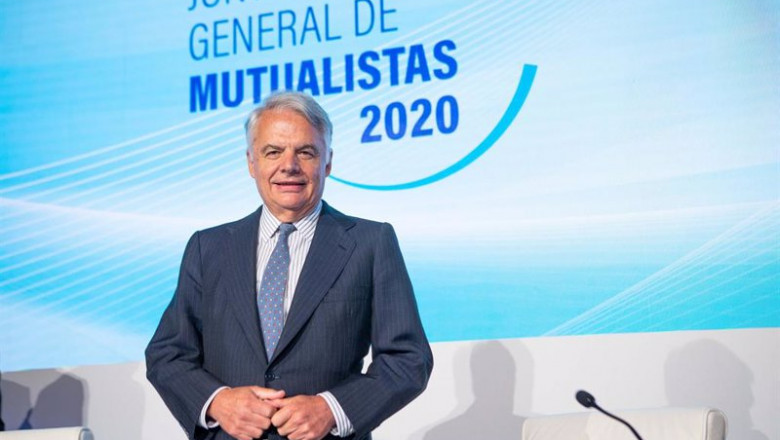 ep el presidente de mutua madrilena ignacio garralda en la junta general de mutualistas de 2020
