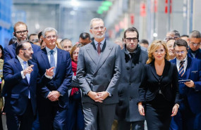 ep el rey felipe vi visita una de las instalaciones de gestamp en pekin china en el marco de la