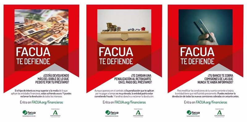 ep imagen de la campana de facua para informar de los abusos de la banca