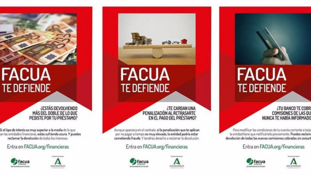 ep imagen de la campana de facua para informar de los abusos de la banca