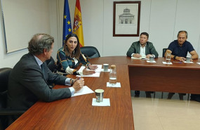ep imagen de la consejera sara rubira durante la reunion con el secretario general de la