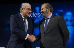 ep jose bogas consejero delegadoendesa le damanojuan sanchez-calero nuevo presidentela compania enjunta generalaccionistas2019 ep jose bogas consejero delegadoendesa le damanojuan sanchez-calero nuevo presidentela compania enjunta generalaccionistas2019