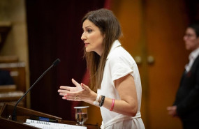 ep la diputadaportavozciudadanos lorena roldan intervienela tribunauna sesionparlamentocataluna