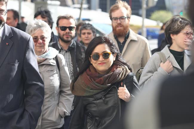 La edil de Ahora Madrid Rommy Arce llega a los juzgados de Madrid para declarar | EUROPA PRESS ep la edilahora madrid rommy arce llegalos juzgadosmadriddeclarar