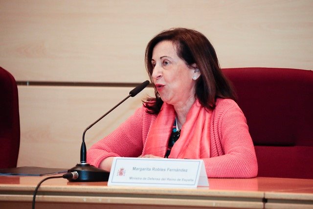 ep la ministra de defensa margarita robles en la inauguracion de un curso sobre mujeres y seguridad ep la ministra de defensa margarita robles en la inauguracion de un curso sobre mujeres y seguridad