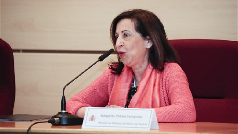 La ministra de Defensa, Margarita Robles, en la inauguración de un curso sobre mujeres y seguridad | MINISTERIO DE DEFENSA - Archivo ep la ministra de defensa margarita robles en la inauguracion de un curso sobre mujeres y seguridad