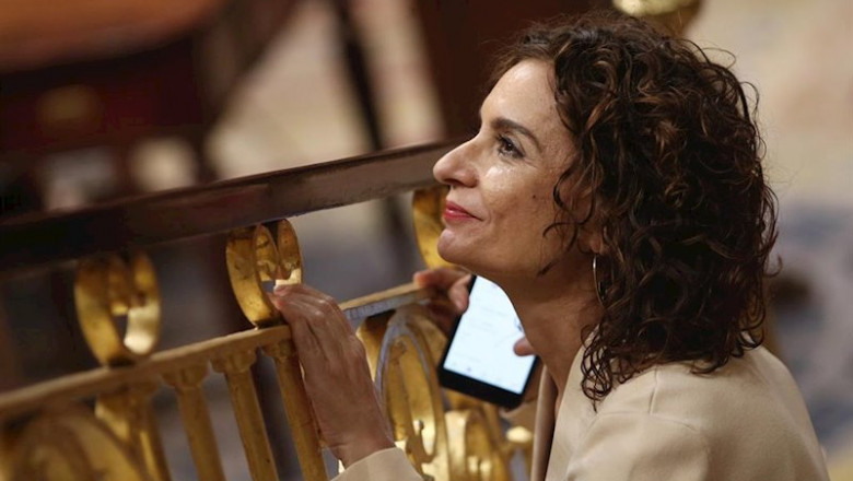 ep la portavoz y ministra de hacienda maria jesus montero
