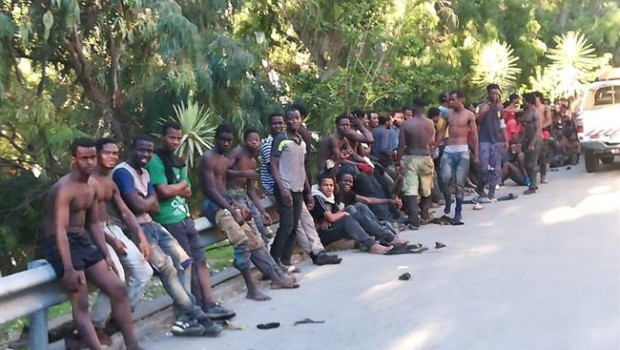 ep migrantes subsaharianoshan saltadovallado fronterizoceuta