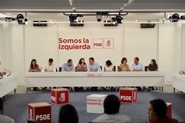 Pedro Sánchez preside la Ejecutiva Federal del PSOE | TWITTER DEL PSOE ep pedro sanchez presideejecutiva federalpsoe