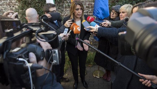ep susana diaz atiendelos mediosla delegacionla juntabruselas