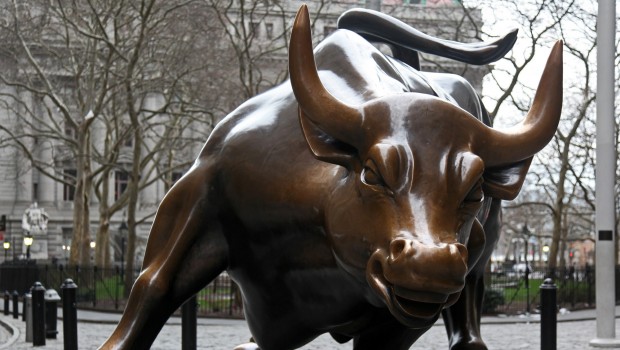 Financial bull, markets, traders, New York, NYSE, money. Photo: Chris Brown