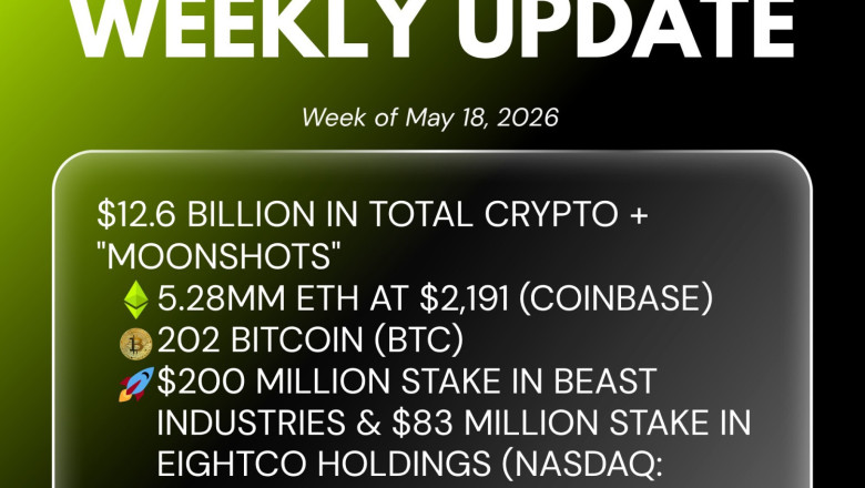 Bitmine Weekly Update bitmine immersion technologies inc update image 20260518143518