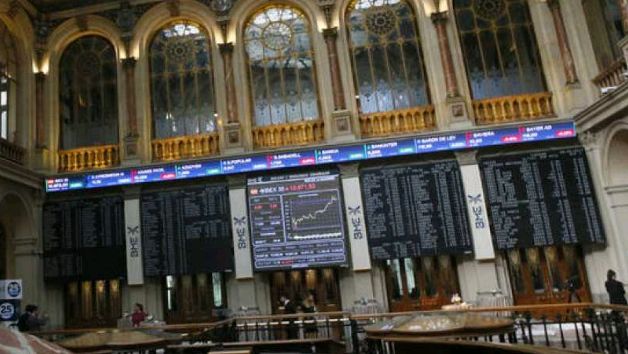 Imagen del interior de la Bolsa de Madrid. cbibex35 bolsa