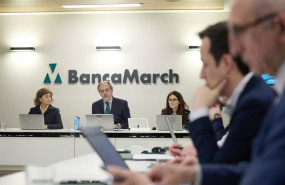 ep archivo   el consejero delegado de banca march jose luis acea y la directora financiera de la
