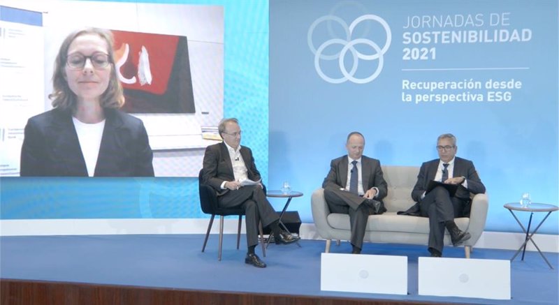ep archivo jornada de sostenibilidad 2021 de red electrica de izq a dcha birthe bruhn leon del ep archivo jornada de sostenibilidad 2021 de red electrica de izq a dcha birthe bruhn leon del