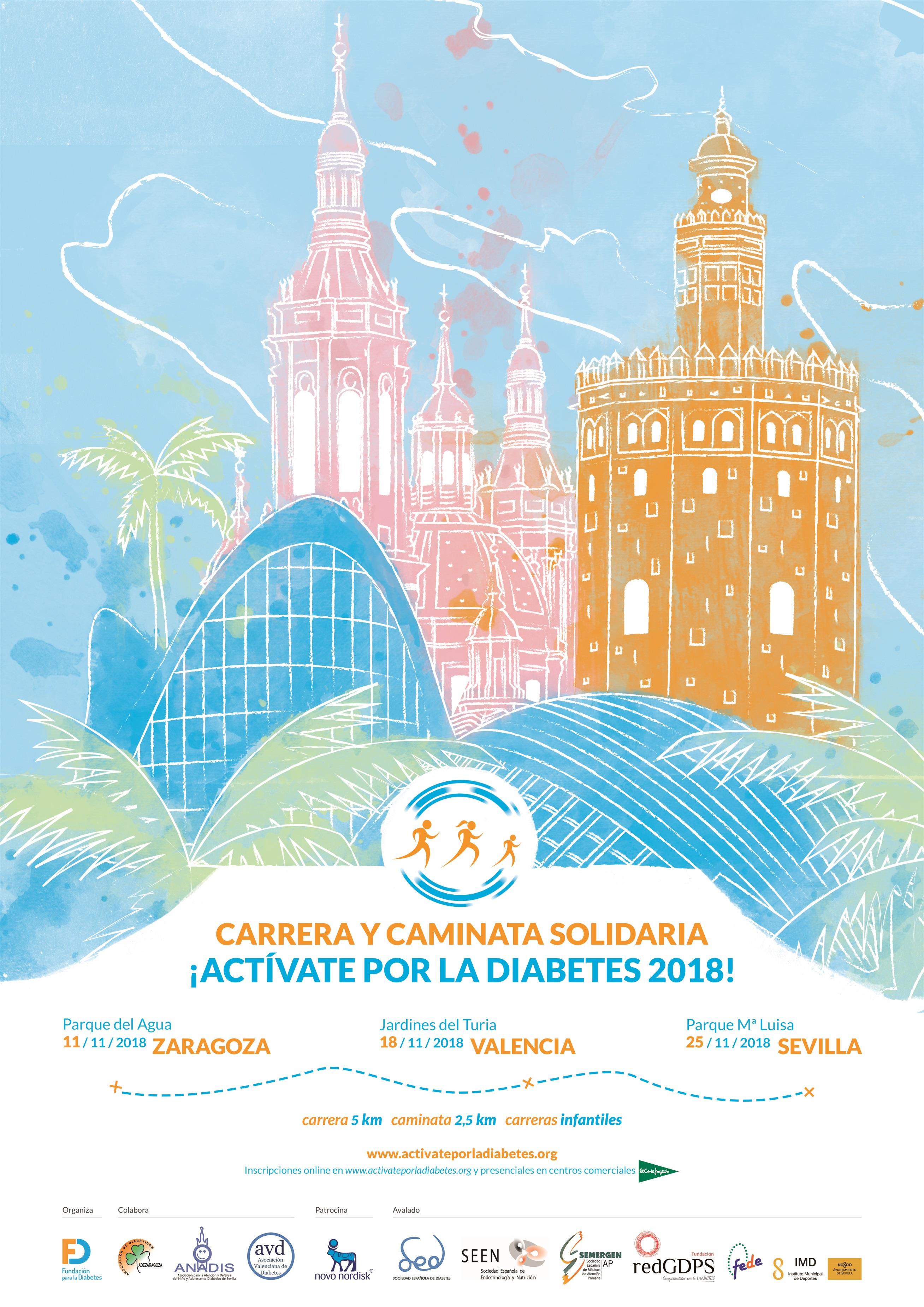 Carrera solidaria ¡Actívate por la Diabetes! | FUNDACIÓN PARA LA DIABETES ep carrera solidaria activatela diabetes