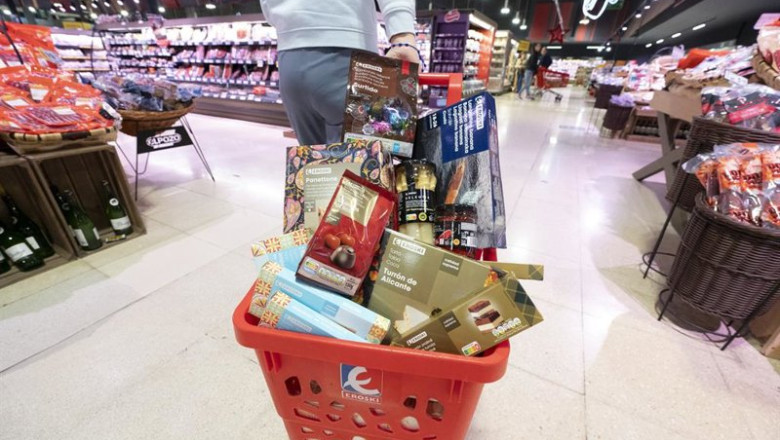 Cesta con productos navideños | EROSKI ep cesta con productos navidenos