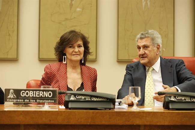 Comisión Constitucional en el Congreso con la comparecencia de la vicepresidenta | MARTA FERNÁNDEZ/EUROPA PRESS ep comision constitucionalcongresola comparecenciala vicepresidenta 20180703120812