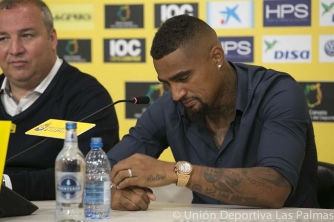 El delantero ghanés Kevin-Prince Boateng | WWW.UDLASPALMAS.ES ep delantero ghanes kevin-prince boateng