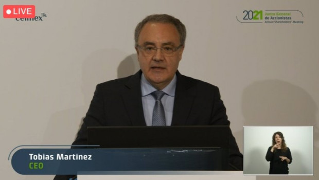 ep el consejero delegado de cellnex tobias martinez en la junta general de accinistas 2021