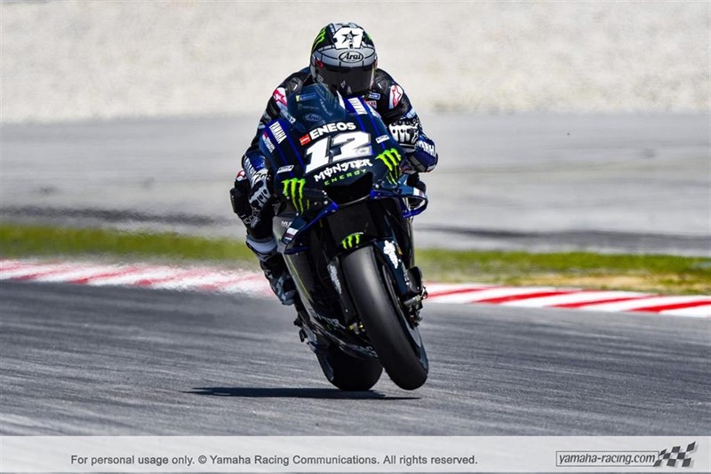 ep el ploto espanol maverick vinales en los test de sepang