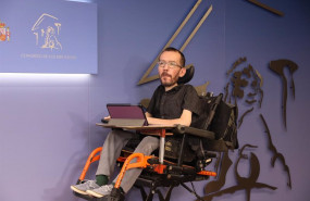 ep el portavoz de unidas podemos en el congreso pablo echenique ofrece una rueda de prensa despues