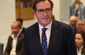 ep el presidente de la ceoe antonio garamendi a su llegada a la presentacion de los resultados de la