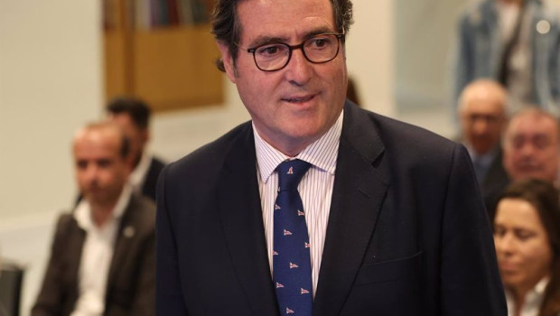 ep el presidente de la ceoe antonio garamendi a su llegada a la presentacion de los resultados de la