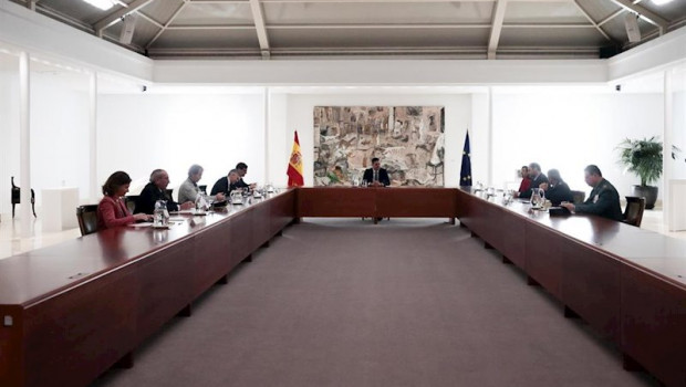 ep el presidente del gobierno pedro sanchez presiden preside la reunion del gabinete del seguimiento