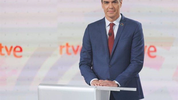 ep el presidente del gobierno y candidato a la reeleccion por el psoe pedro sanchez antes del debate