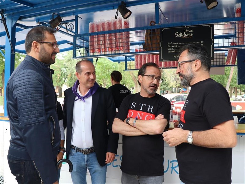 ep el secretario de organizacion del psoe de c-lm sergio gutierrez en el vermu solidario de nipace