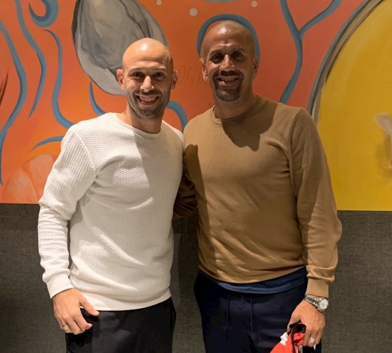 ep javier mascherano y juan sebastian veron presidente de estudiantes