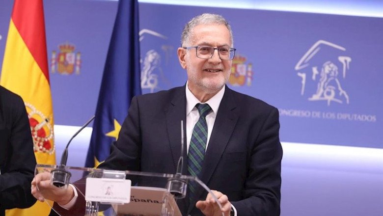 José Luis Steegmann, diputado de Vox, en rueda de prensa | VOX ep jose luis steegmann diputado de vox en rueda de prensa