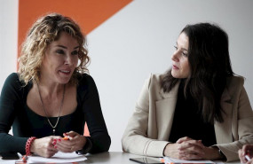 ep la portavoz de ciudadanos en el congreso ines arrimadas y la portavoz de educacion de ciudadanos