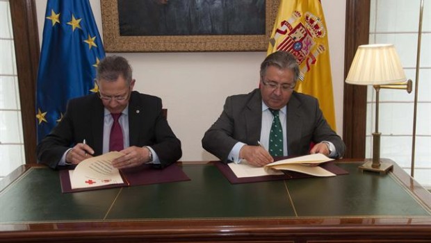 ep ministrointeriorpresidentecruz roja firmanconvenio