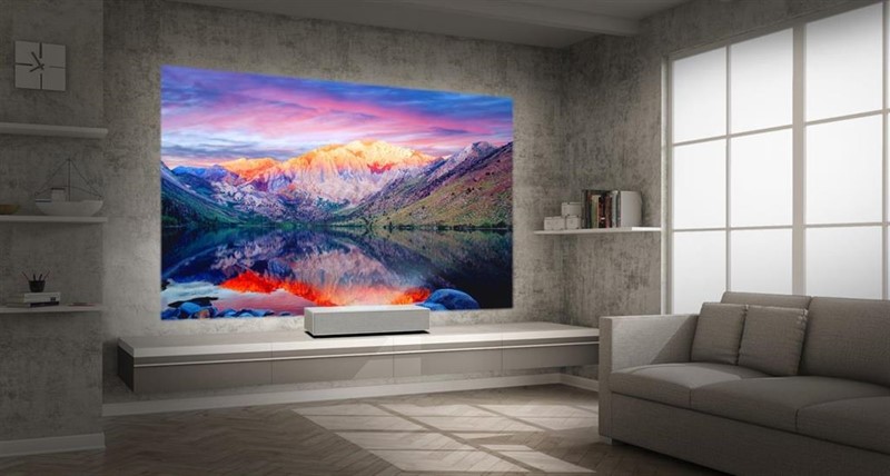 ep proyector laser 4k de tiro corto lg cinebeam hu85l