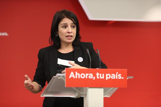 Rueda de prensa de Adriana Lastra en la sede del PSOE | EUROPA PRESS ep ruedaprensaadriana lastrala sedepsoe