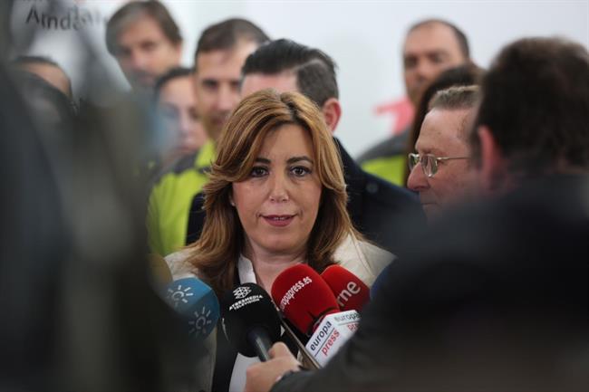 Susana Díaz, hoy en Los Palacios y Villafranca | EUROPA PRESS ep susana diaz hoylos palaciosvillafranca