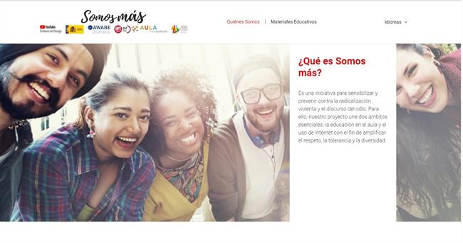 Web iniciativa Somos Más | EUROPA PRESS ep web iniciativamas