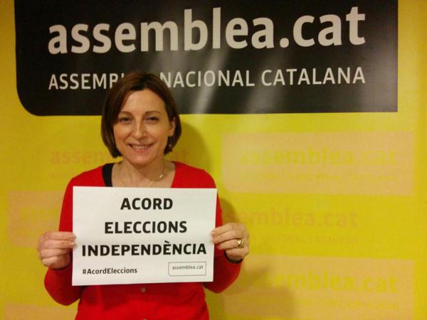 Carme Forcadell, ANC, CataluÃƒÂ±a