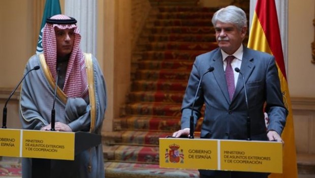 ep alfonso dastis recibeministrorelaciones exterioresarabia saudi