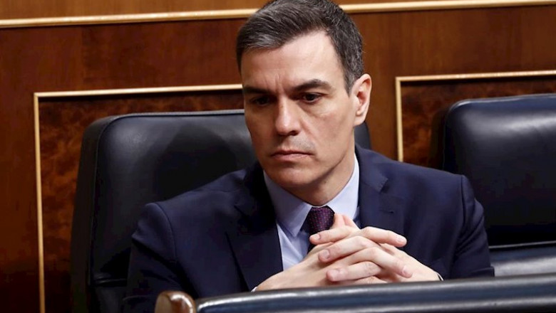 Pedro Sánchez, presidente del Gobierno. | Pool ep amp- coronavirus- sanchez llama a implantar plenamente la ley de dependencia y la educacion a