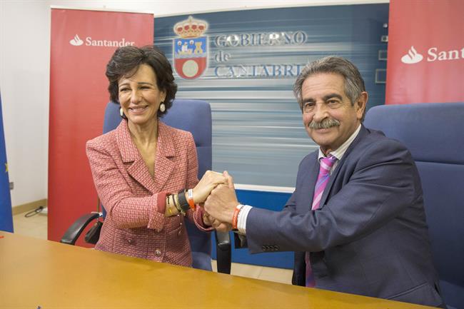 Ana Botín y Miguel Ángel Revilla | GOBIERNO ep ana botinmiguel angel revilla