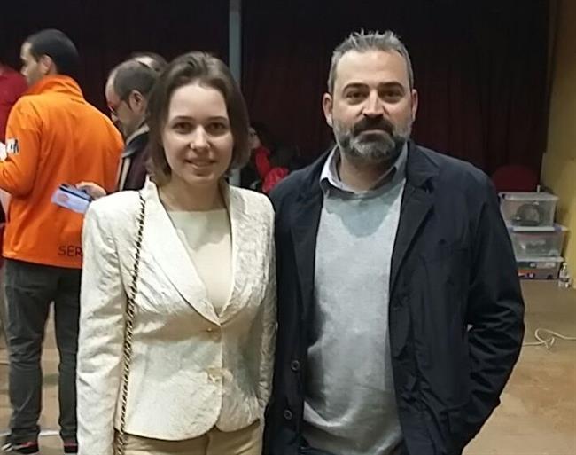 Del concejal de Deportes, José Manuel Mora, junto a Mariya Muzychuk, | AYUNTAMIENTO PATERNA ep del concejaldeportes jose manuel mora juntomariya muzychuk